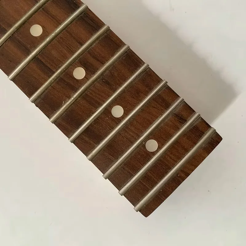 HN321 Custom Order+Tremolo Guitar Neck+Surface Damaged,Cracks 22 Frets Maple with RosewoOD Unfinished ST Guitar Neck for DIY