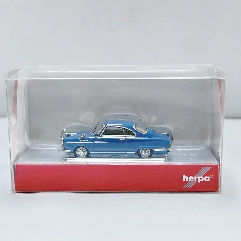 Herpa Nsu Sport Prinz modelo de coche Vintage escala 1/87 vehículo de plástico coleccionable azul