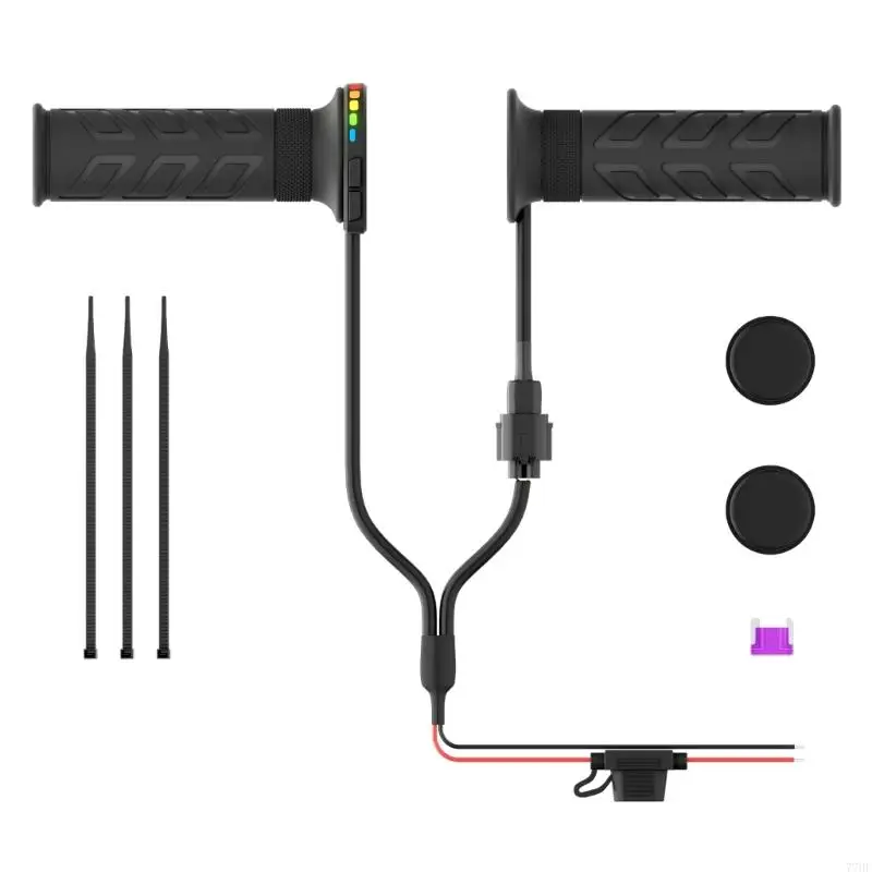 

77HF Heated Motorcycle Handle Grips for Motorbike Electric Bike Overheat