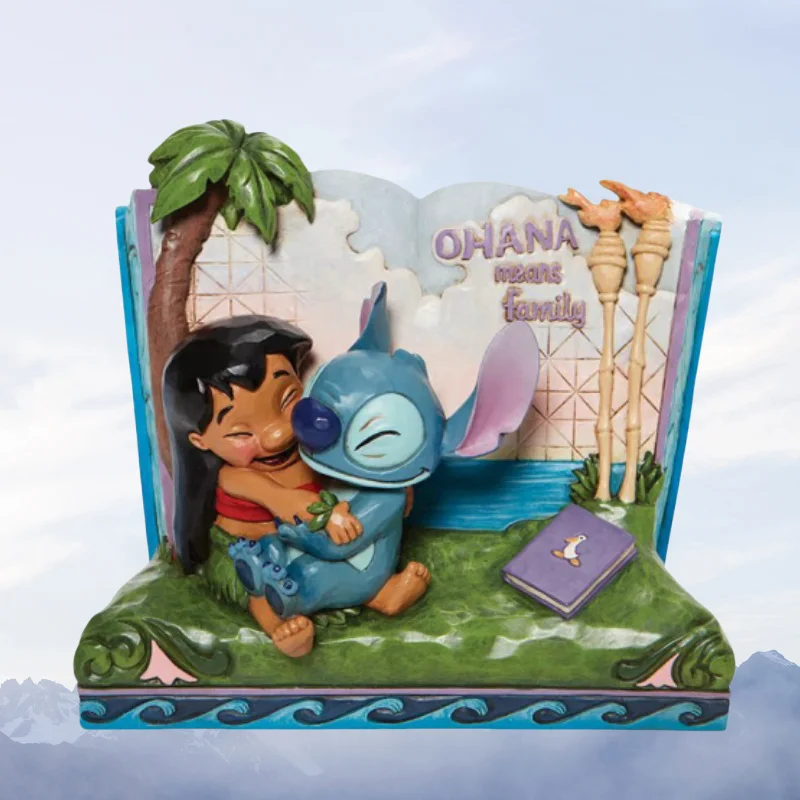 Genuine Original Disney official Stitch and Lilo storybook ornament Stitch hand office boy toy birthday gift