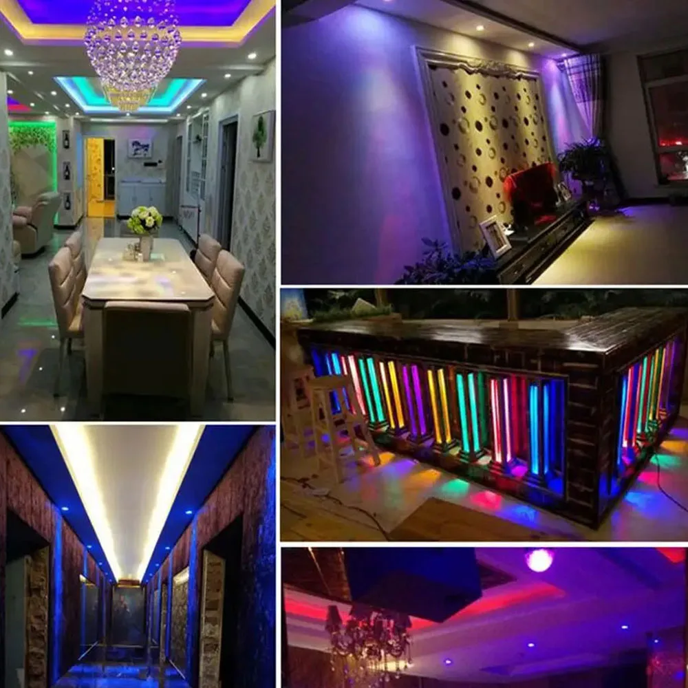 12V RGB Mini LED Spot 1W Down lights Decken leuchte dimmbar Einbau Schwarz Silber Weiß Treppen beleuchtung Küchen schrank Scheinwerfer