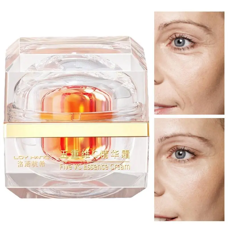 

Brightening Vitamin C Cream Firming Hydrating Face Cream Skin Soothing Face Skin Care to Promote Skin Health for Women