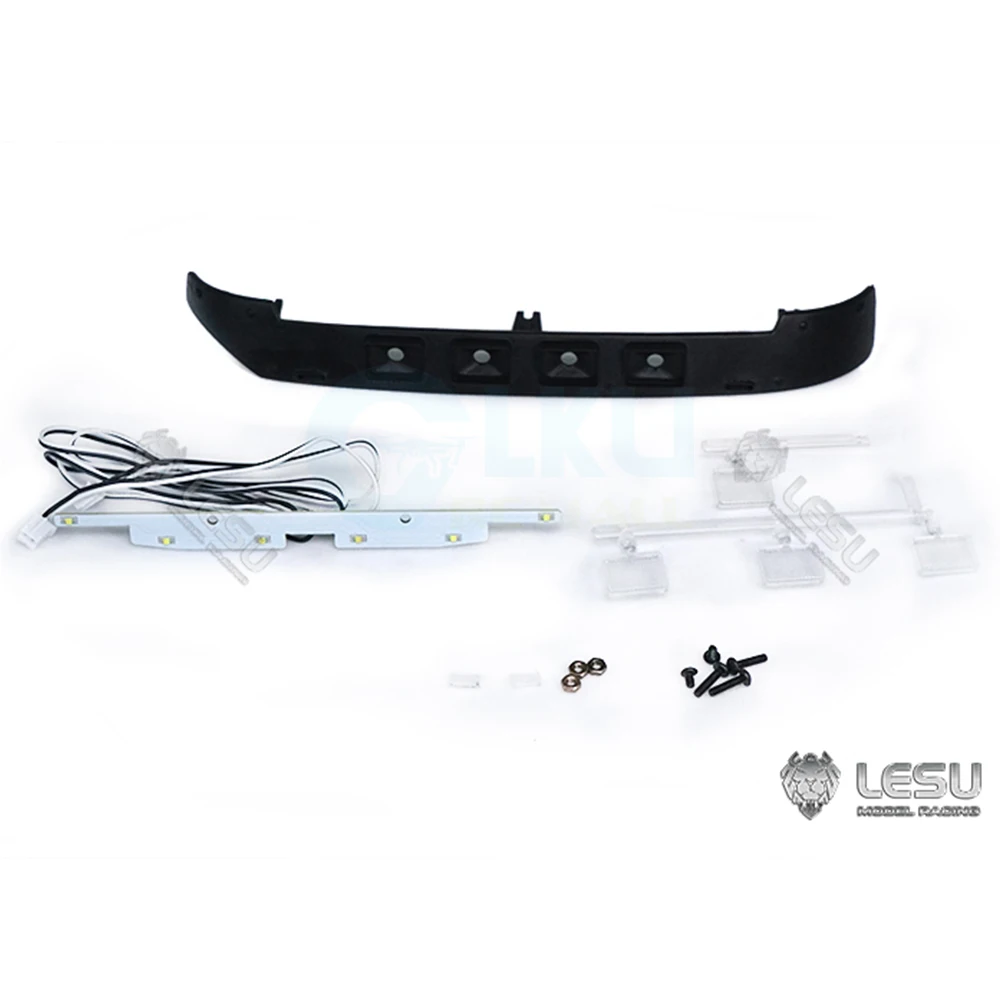 Zestaw oświetleniowy LESU S-1305-B odpowiedni do 1/14 RC Tamiya ciężarówka trakcyjna model pojazdu inżynieryjnego wizjer DIY części do modyfikacji