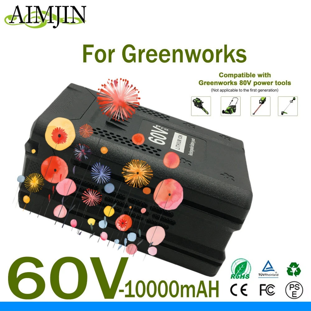 BLF442 60V Applicable Greenworks 8000mAH CSC404 CSF401/405 82CS27 82CS34 82BH22 82BD250 Power Tool Battery