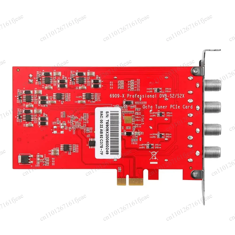 6909X V2 Octa Tuner PCIe Card DVB-S/S2/S2X H.265 TV Tuner