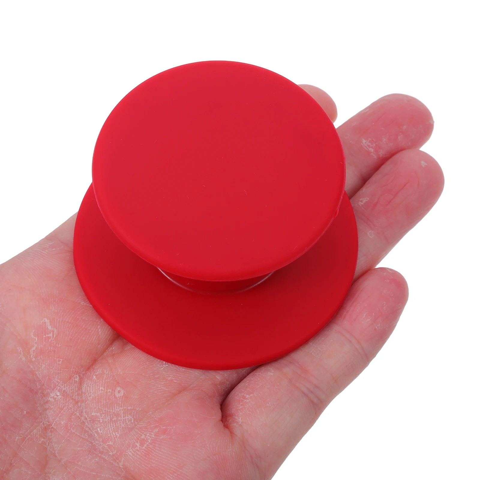 

2Pcs Silicone Pot Lid Handle Replacement Red Heat Resistant Non-Slip Universal Fit for Saucepan Pan Cookware Kitchen Use Lid
