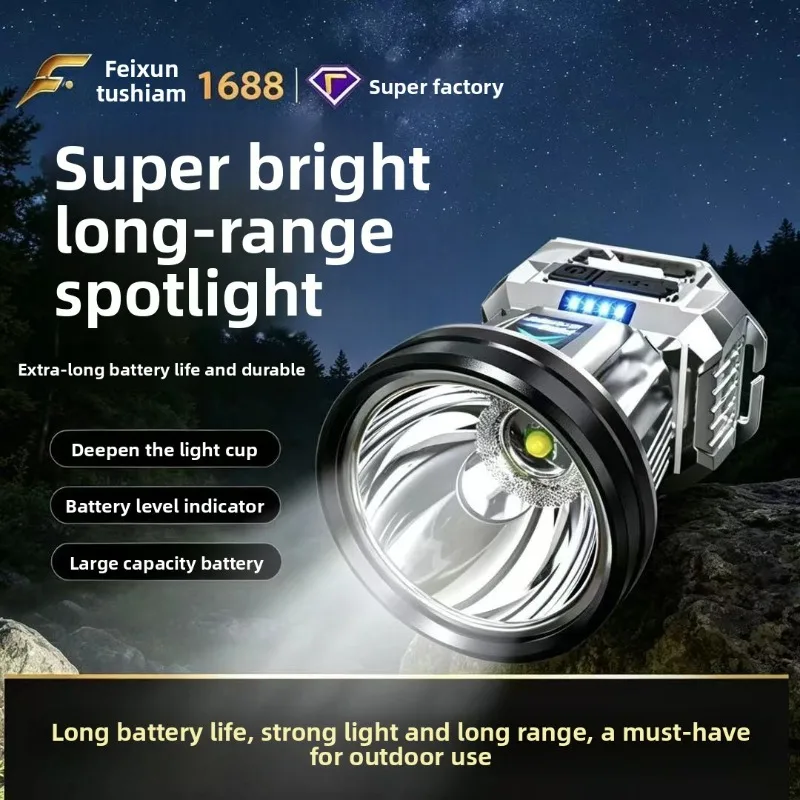 High Intensity Long Range Motion Sensor USB Rechargeable LED Headlamp for Night Running Home Emergency Power Bank Lithium