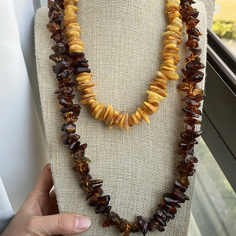 Yoowei Halskette aus 100 % Naturbernstein als Geschenk, europäische baltische Original-Medizinperlen, wunderschöner, einzigartiger Heilschmuck-Lieferant – Detail 33