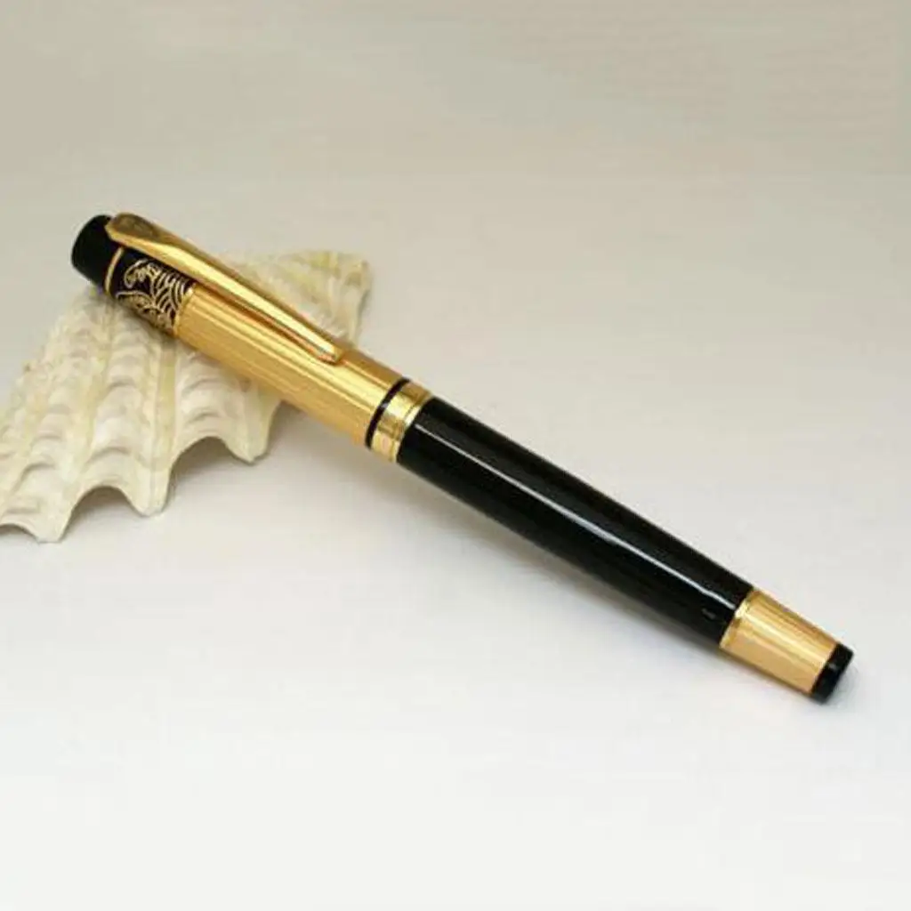 

Перьевая ручка со средним наконечником 901, ручка из нержавеющей стали, рождественский подарок для детей и взрослых