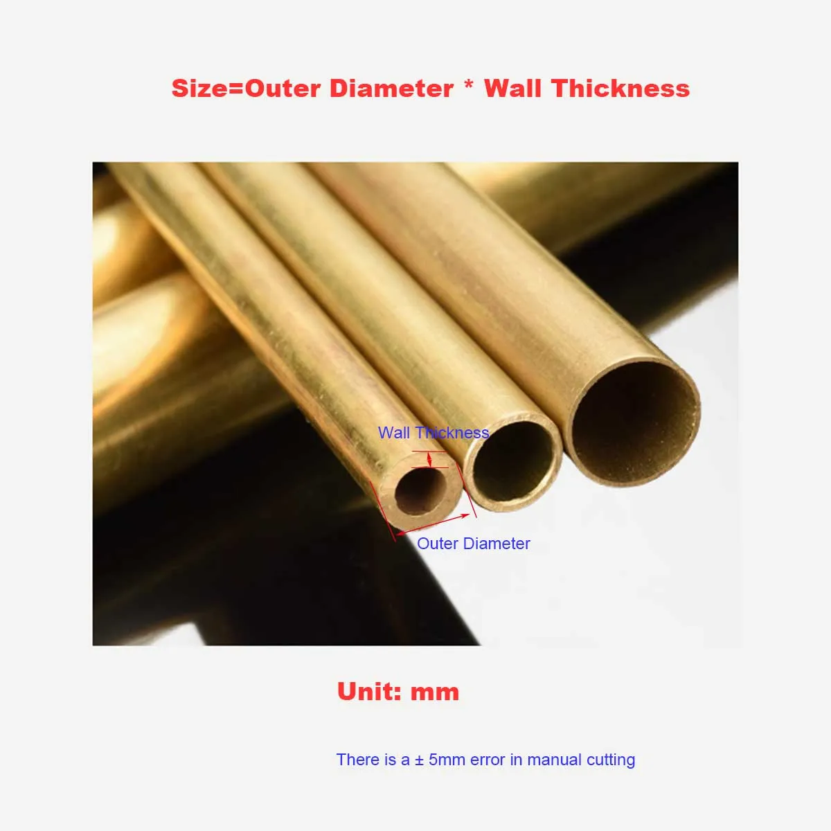 H62 Brass Capillary Copper Tube Environmentally Friendly Copper Tube 1 2.5 3 4 5 6 8 10 12mm Copper Sleeve