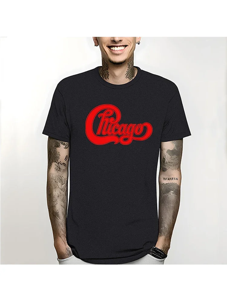 T-Shirt man clothes custom t shirts design your own mens plain 2024 New goes to chicago inewstv logo band graphic Printing Tee