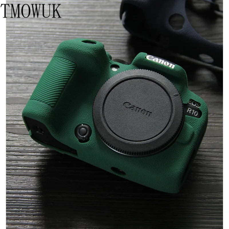 For Canon EOS R10 Silicone Case r10 Camera cover Carrying case Litchi Pattern Photography Handbag