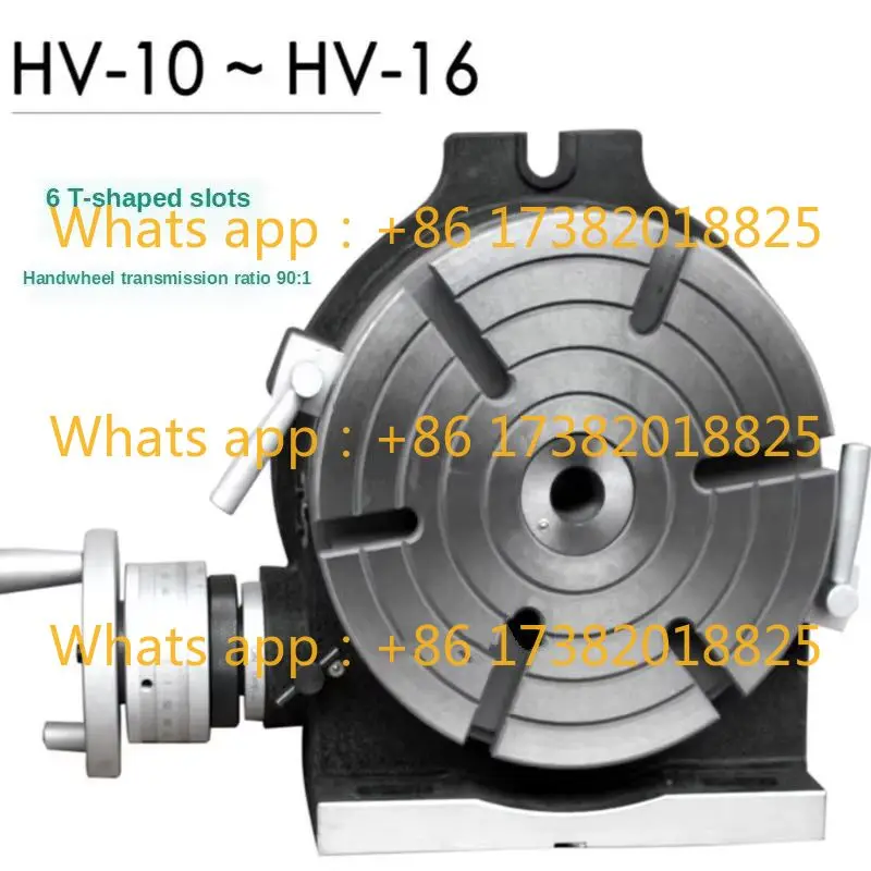 250mm HV-10 Vertical and Horizontal Rotary Working Table Dia Mill&Drill Machine Working Table Milling Machine 10 Inch