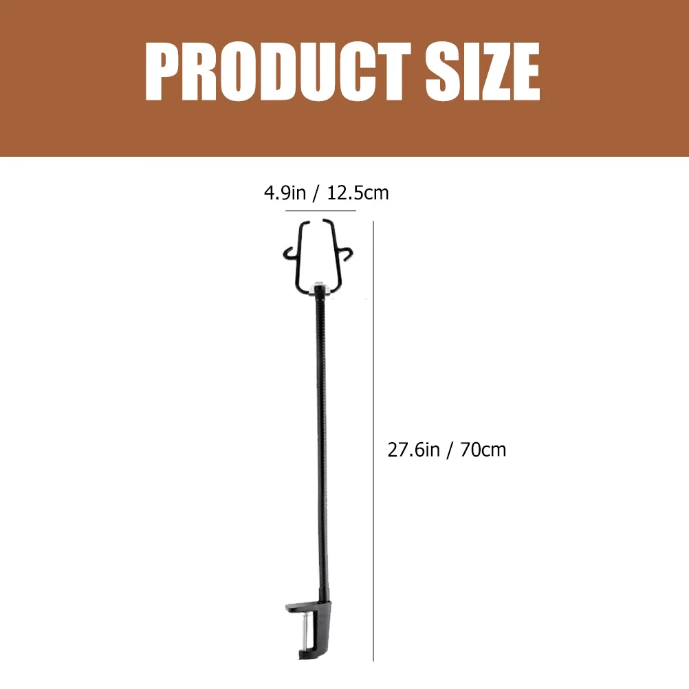 Stojak na suszarkę do włosów, mocowany na klips, wysokiej jakości, odporny na rdzę, nieodkształcalny uchwyt na suszarkę do włosów do salonu pielęgnacji zwierząt, do użytku domowego, bez użycia rąk.