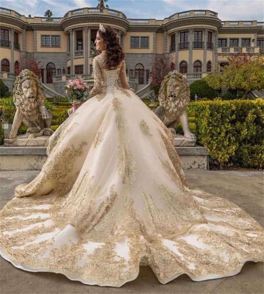 Princesa lantejoulas quinceanera vestidos com decote em v manga longa frisado lindo vestidos 15 años quinceañera dezesseis aniversário personalizado