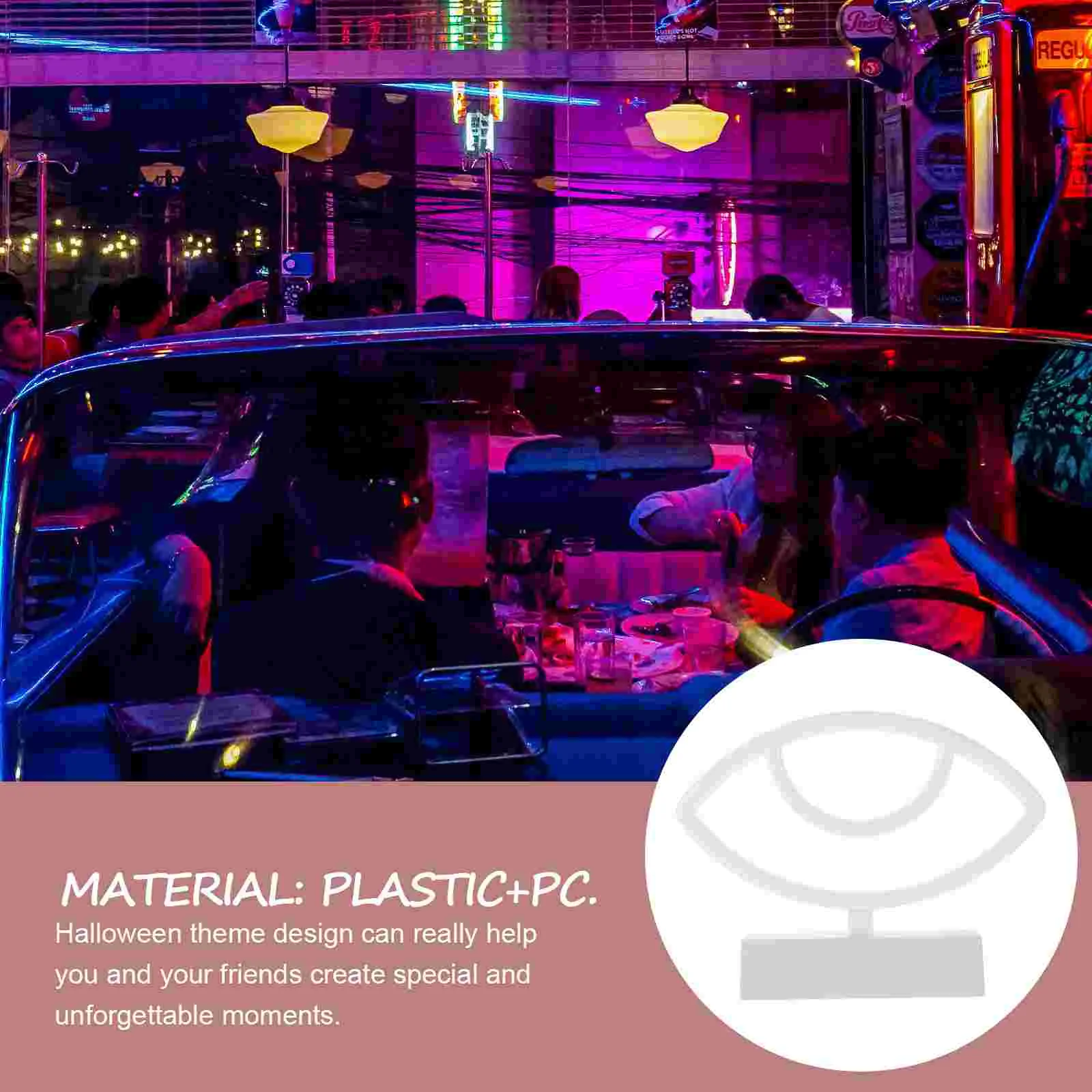 Baby Night Light Colorful Neon Sign Halloween Table Lamps Festival Decor Signs PC