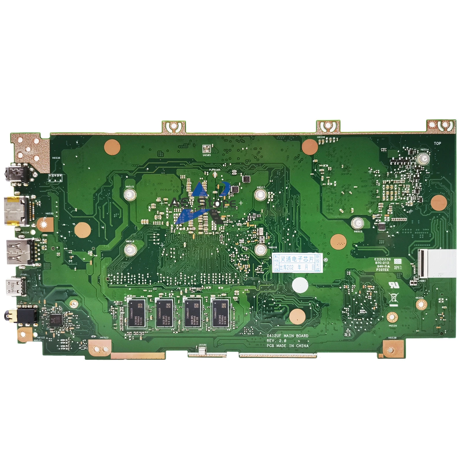 X412uf Moederbord Voor Asus X412ua X412u X412ub F412u J412u A412u Laptop Moederbord I5 I7 7th/8th Gen 4G/Ram