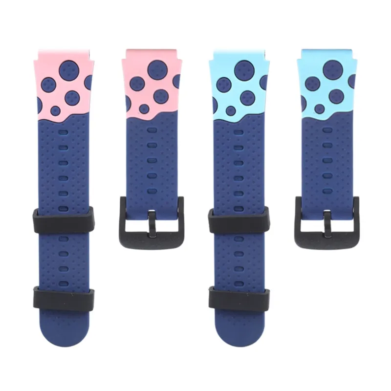 스포츠 시계 밴드 어린이용 전화 시계용 조절 가능한 실리콘 스트랩 - 방수 교체용 손목시계 팔찌 16/20mm