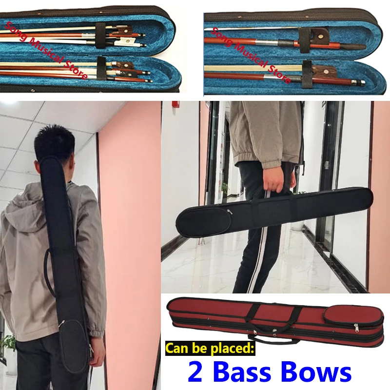 

USA low tax Bow Box Violin Bow Box Cello Bow Box Bass Bow Box Production Wholesale Wood + Canvas Only box no bow