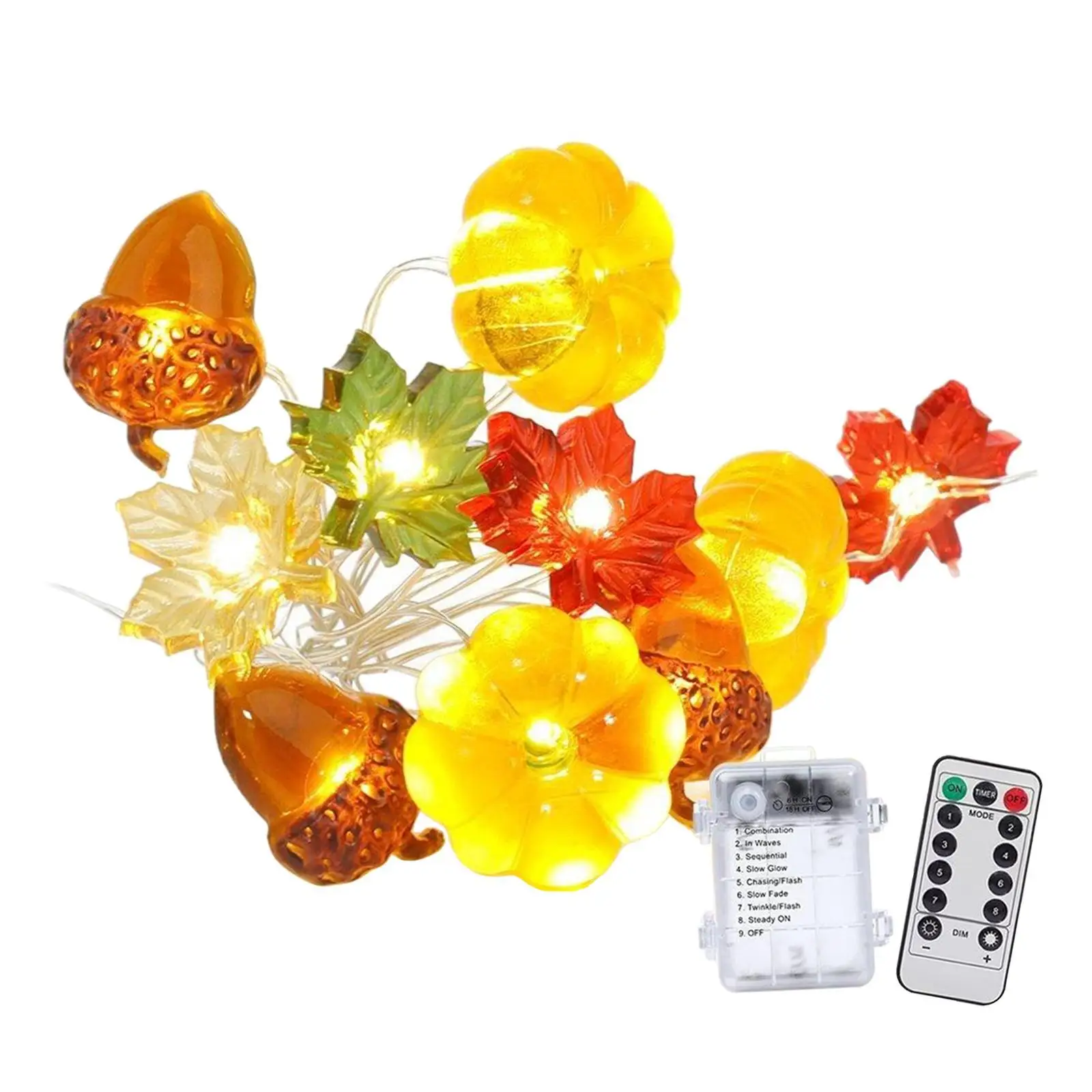 Decorative G40 String Lights 48ft LED Bulbs with Remote for Outdoor Patio Holiday Party Lighting