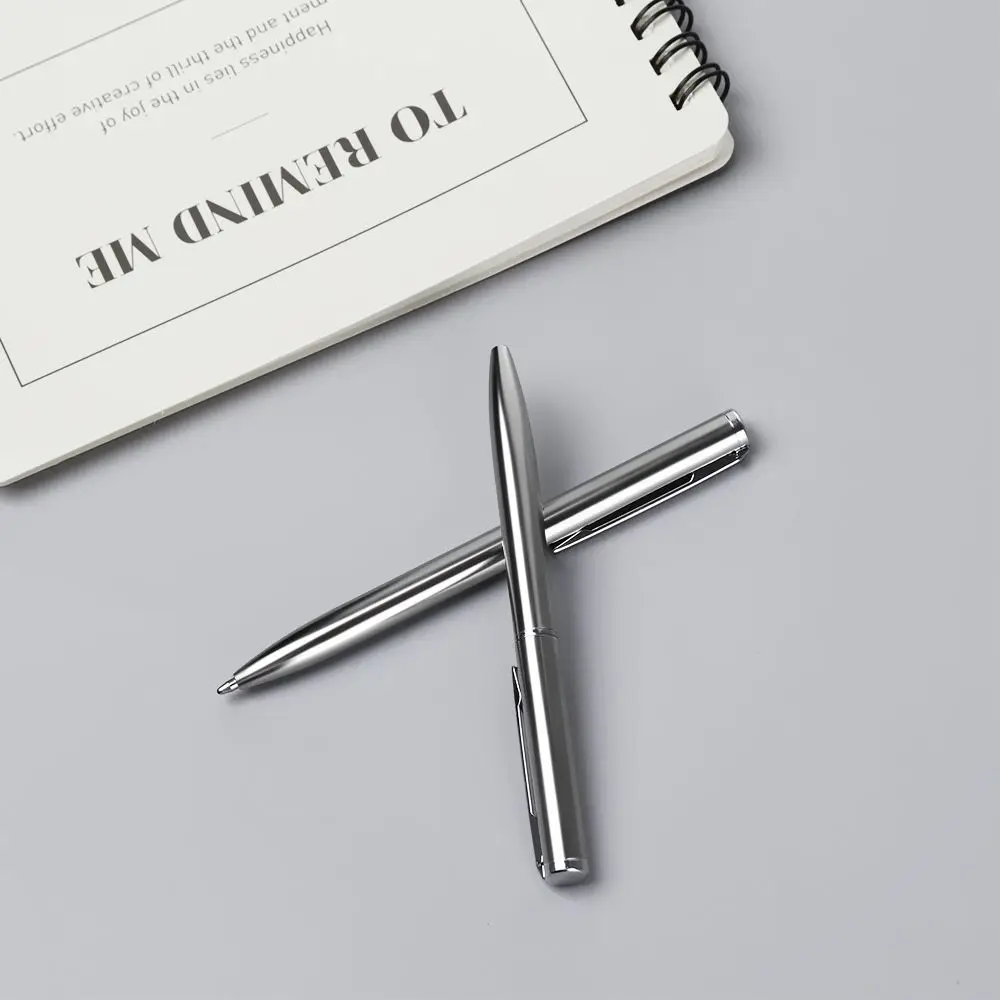 1 Stuk Gladde Duurzame Handtekening Geschenk Mini Schrijfbenodigdheden Waterpen Briefpapier Metalen Balpen