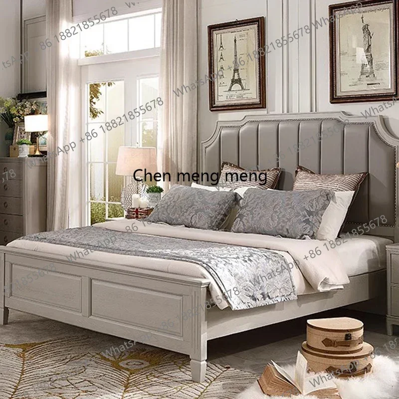 

D1089 Современная кровать King Size с мягким изголовьем, дизайнерская, роскошная, для детей, с изголовьем в форме головы человека/собаки, массажная, мебель для патио