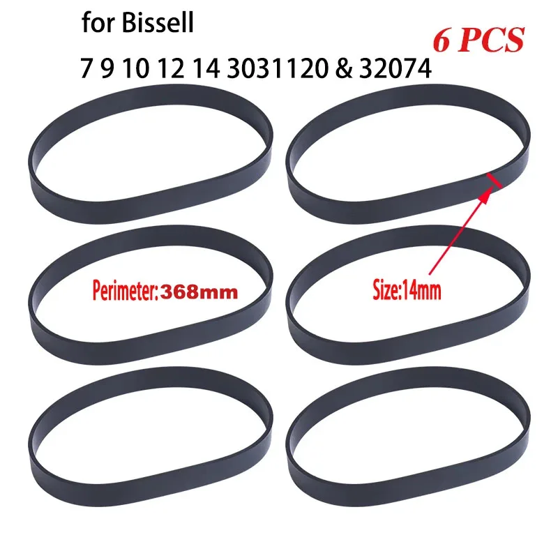 Drive Belt for Bissell  7 9 10 12 14 3031120 & 32074 Vacuum Cleaner Pump Belt Replacement Bissell Drive Belt Accessories Parts