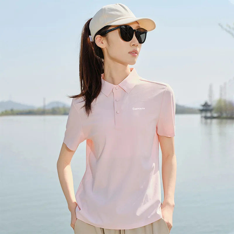 

Мужская и женская летняя футболка с коротким рукавом для бега, дышащая быстросохнущая одежда из ледяного шелка для мужчин и женщин, спортивная футболка