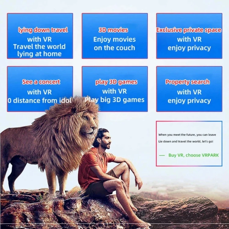 سماعة الواقع الافتراضي مع سماعات رأس مدمجة - نظارات الواقع الافتراضي الغامرة #6