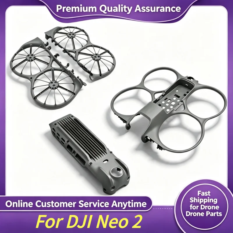 Original Full Housing Kit for DJI Neo 2 Top Shell & Lower Chassis Propeller Protector Brand New Repair Replacement Accessories