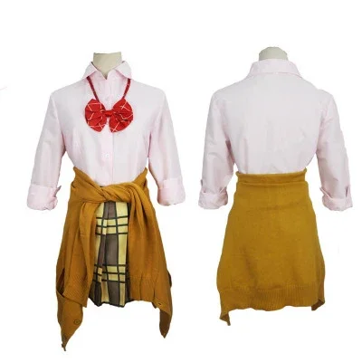 Anime Citrus Cosplay Costume Aihara Yuzu / Aihara Mei Uniform Outfit Necktie Shirt Skirt Vest / Sweate Cosplay For Women