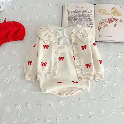8 best sales stickad babyoutfit - №2