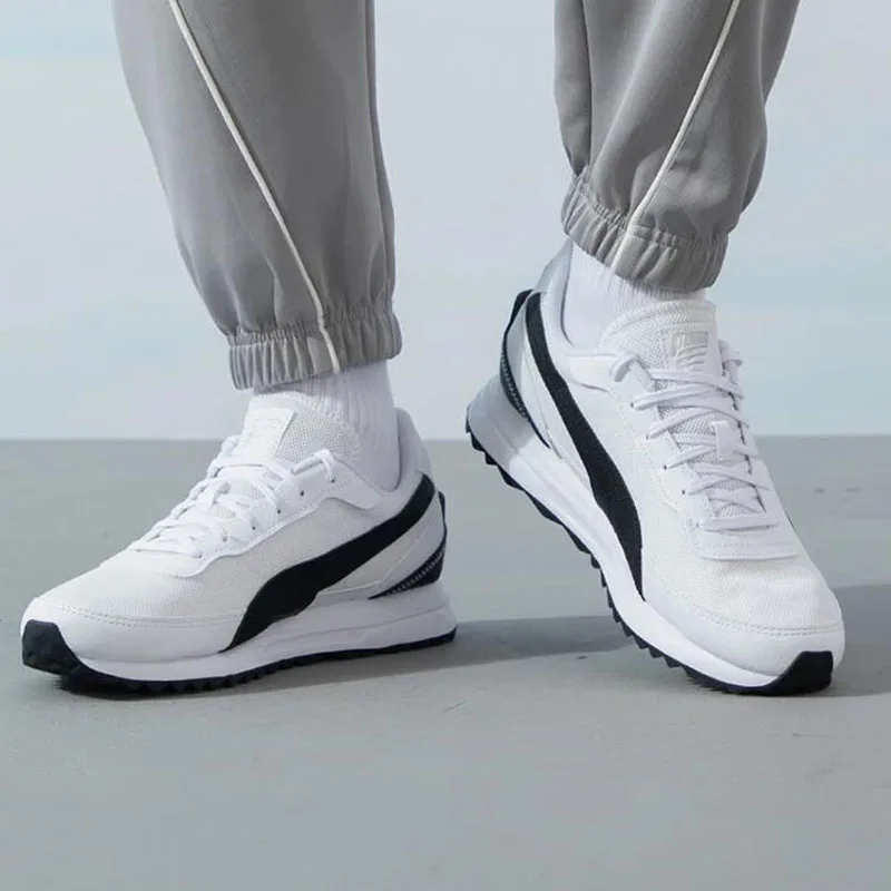 PUMA Road Rider Unisex Sneakers With Socks Set Comfort Cushioning Casual Shoes White Black 397432-05/947630-04