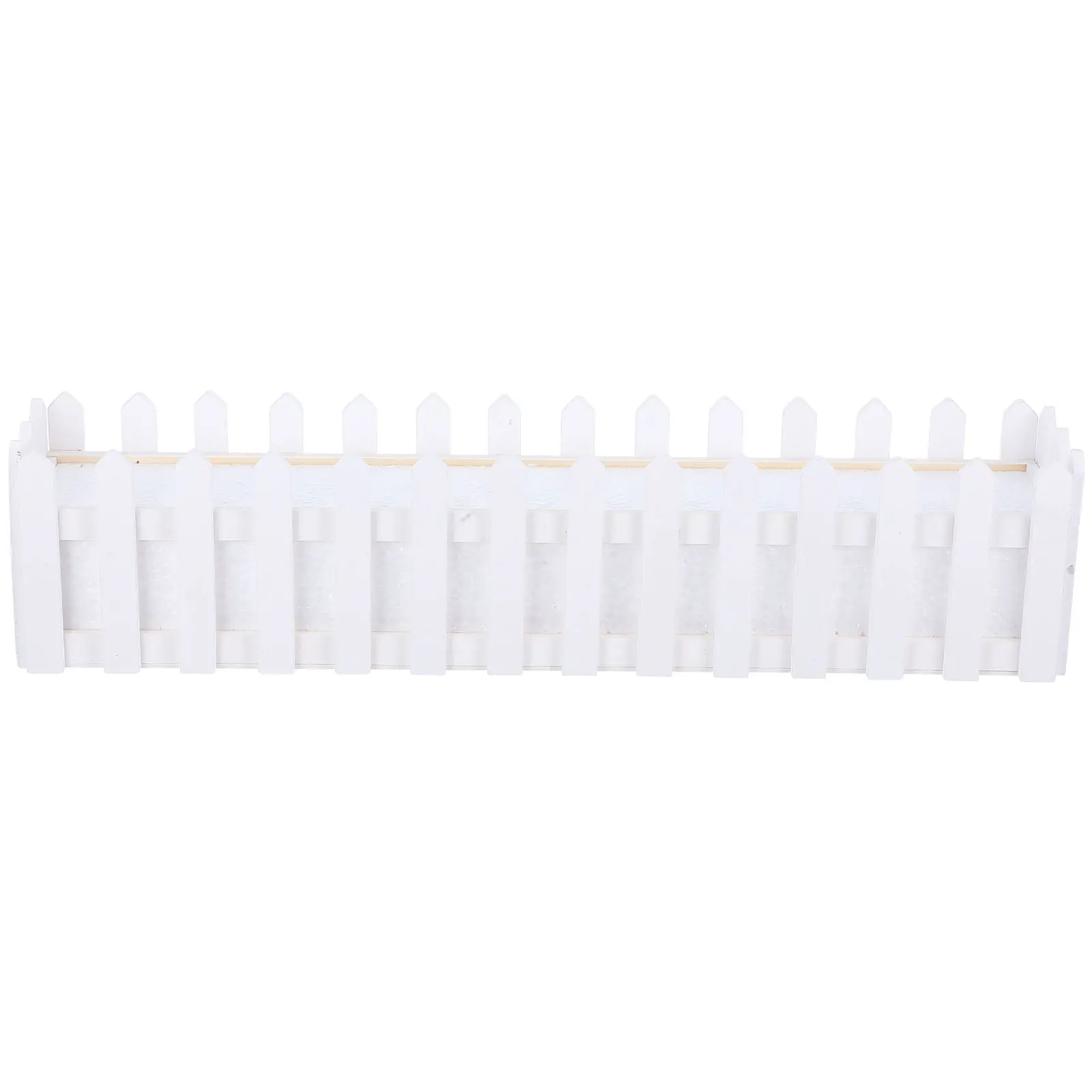 وعاء زهور مستطيل للسياج الخشبي، حاوية إدخال رغوية للنباتات الاصطناعية، صندوق نافذة مزخرف