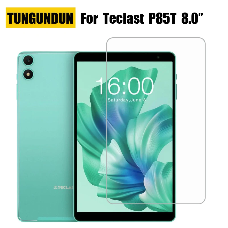 1- 3PC 9H custodia protettiva in vetro per Tablet per Teclast P85T pellicola protettiva per schermo in vetro temperato da 8.0 pollici per Teclast P85T Pelicula