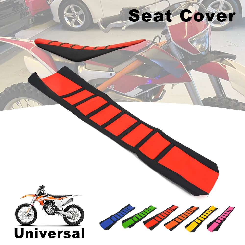 

Seat Cover Motorcycles Accessories Rubber Striped Gripper Soft For KTM HONDA YAMAHA SUZUKI Universal Dirt Pit Bike Moto Parts