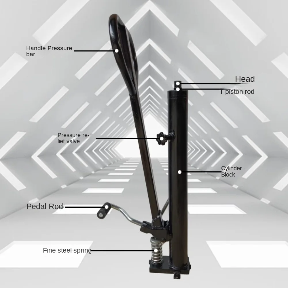 Manual hydraulic forklift il cylinder stacker lift truck oi pump 1 ton 2 ton forklift ol cylinder jack lift l cylinder