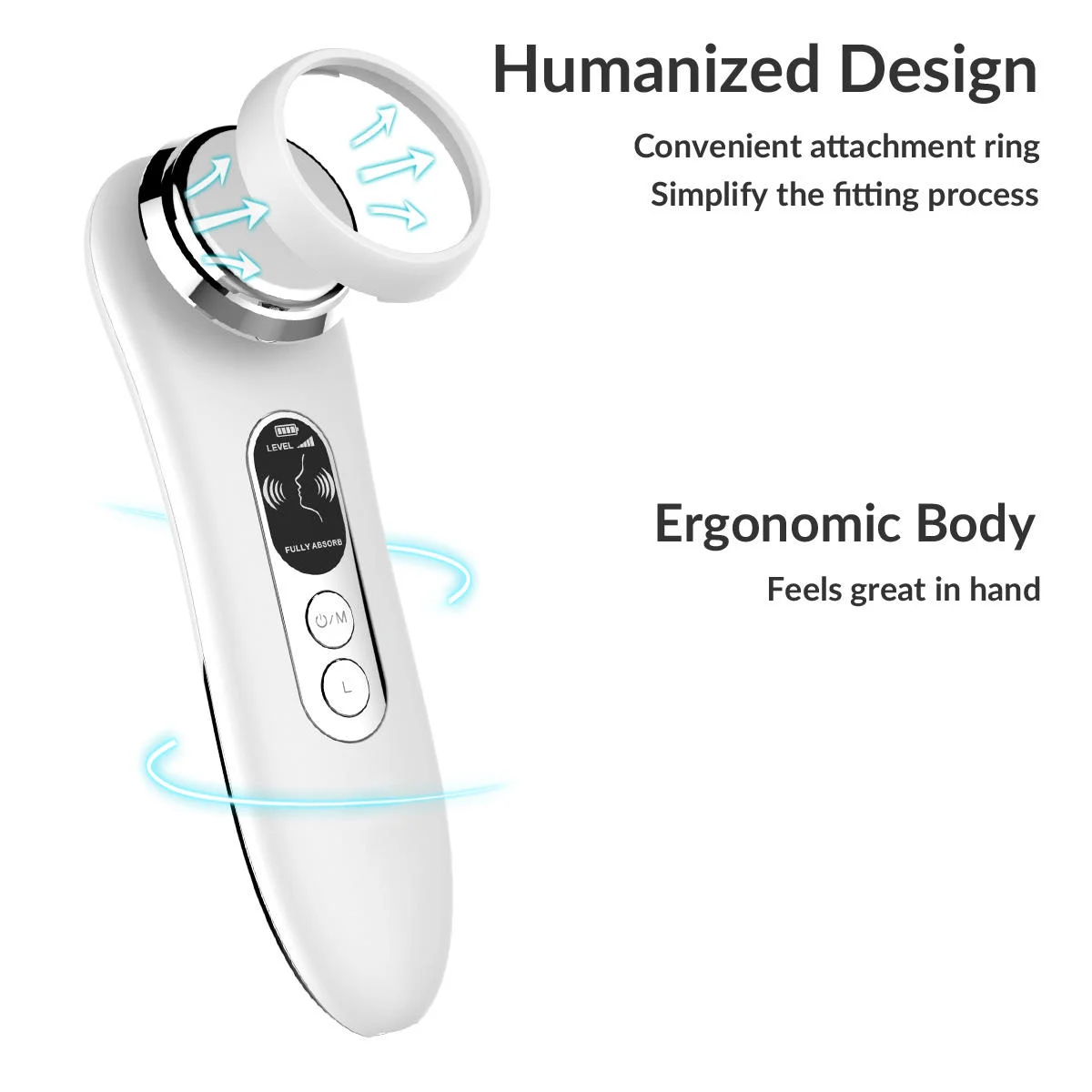 

Ion Import Export Instrument Facial Lifting Deep Cleaning Face Massager Beauty Device