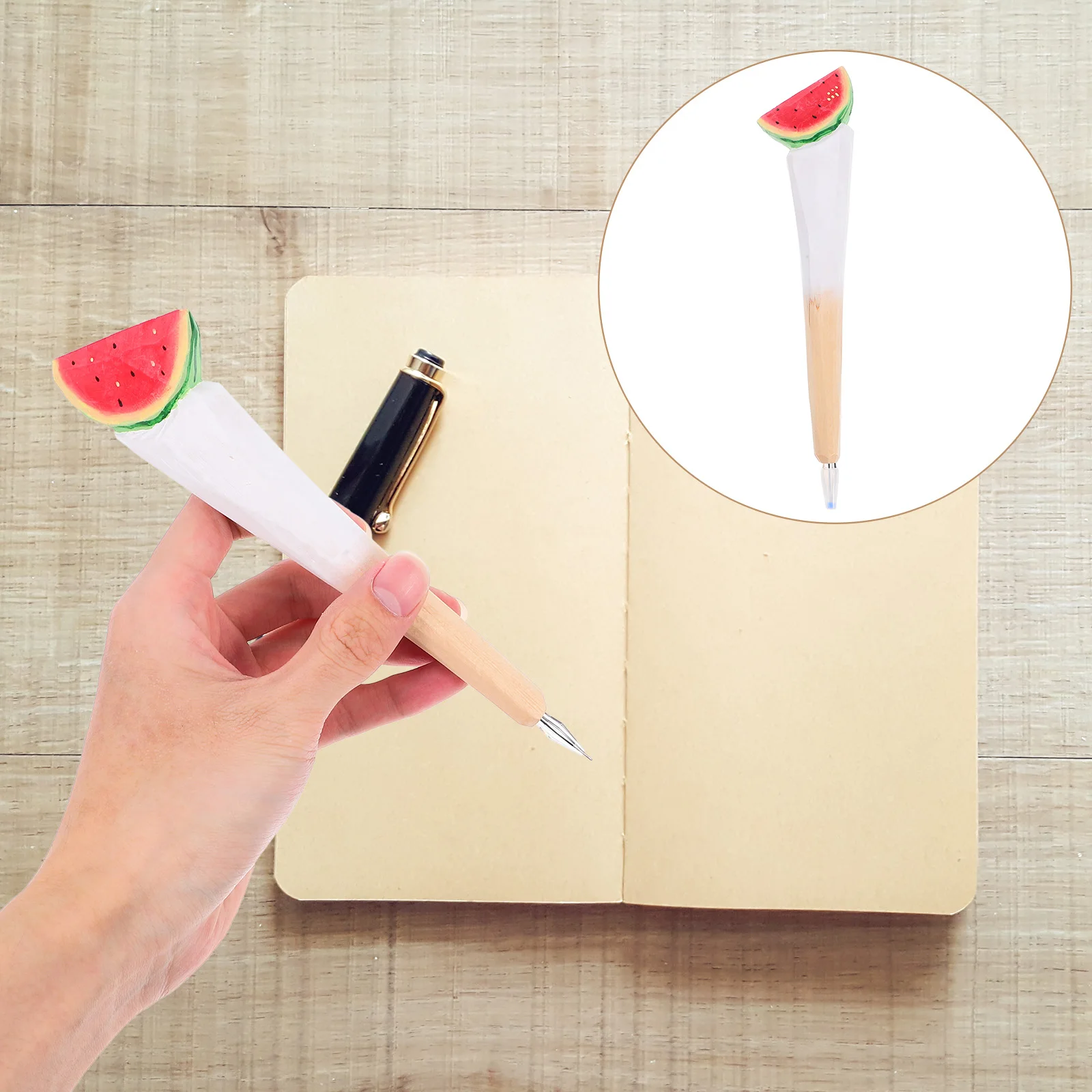 

Cute Watermelon Kids Adults Hawaii Office Supplies Smelly Gel Pens Fruit Pen Home School Writing Doodling Party Favors