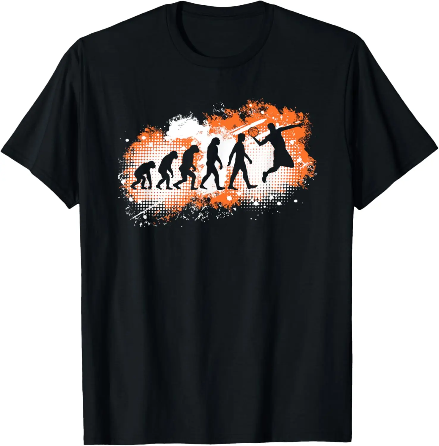 Basketball Evolution Basketball Player Men Women Kids T-Shirt