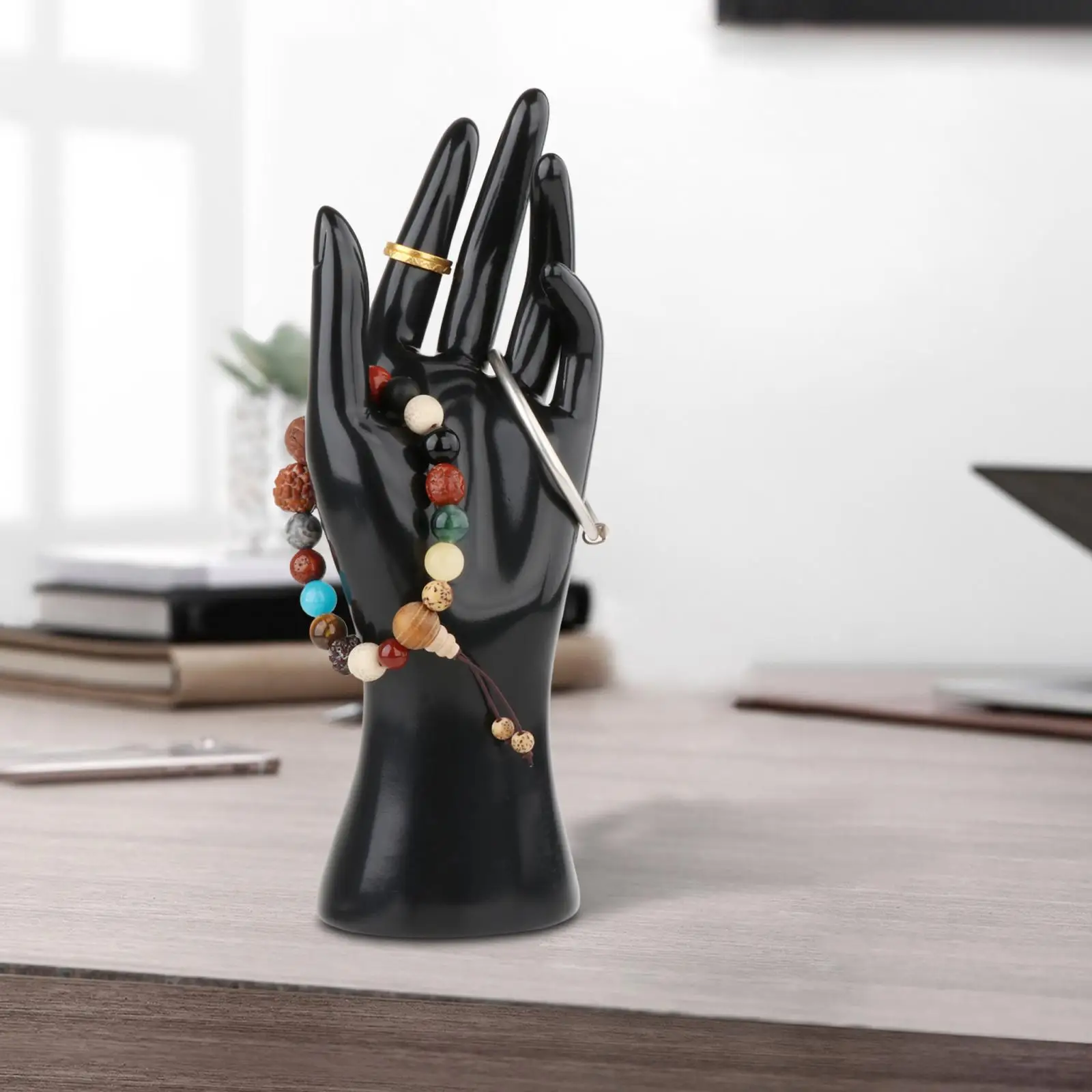 Female Mannequin Hand Jewelry Bracelet Chain Ring Watch Display Holder Rack for desktop showcase shop home jewelry Decoration