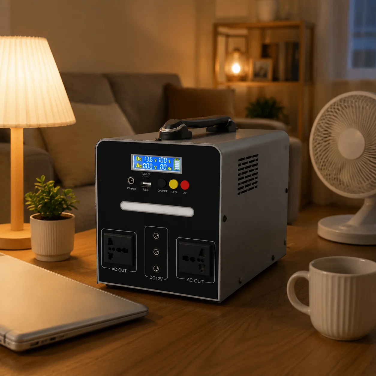 Factory Price LiFePO4 Portable Power Station 500W 600W 800W Solar Generator Portable Power Station For Outdoor Emergency Camping
