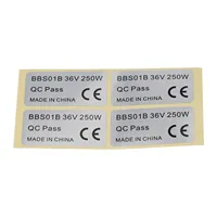20 Pcs Ebike Stickers Self-adhesive Label For 36V 250W/48V 750W Electric Bicycle Motor Adhesive Label Stickers For BAFANG