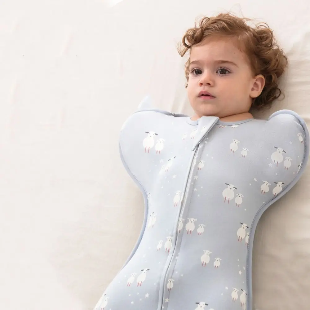 Cotton Baby Sleeping Bags Cartoon Soft Infant Blanket Anti-startle Jump Surrender Style Newborn Swaddle Blanket Newborn Stage