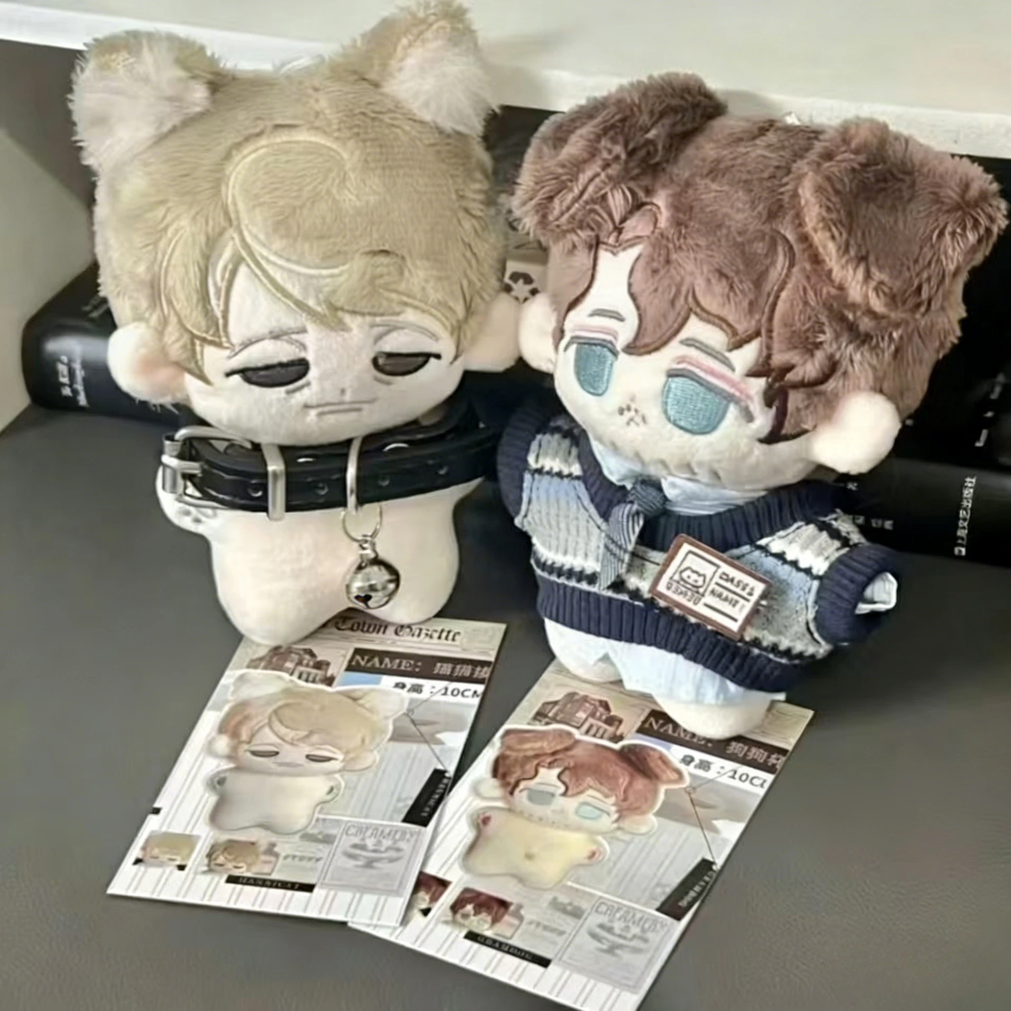 Peluche de Hannibal de 10 cm, Muñeco de Personaje de la Serie de TV Anime, Figura de Peluche, Colgante, Llavero, Adorno para Mochila, Regalo de Cumpleaños para Fans