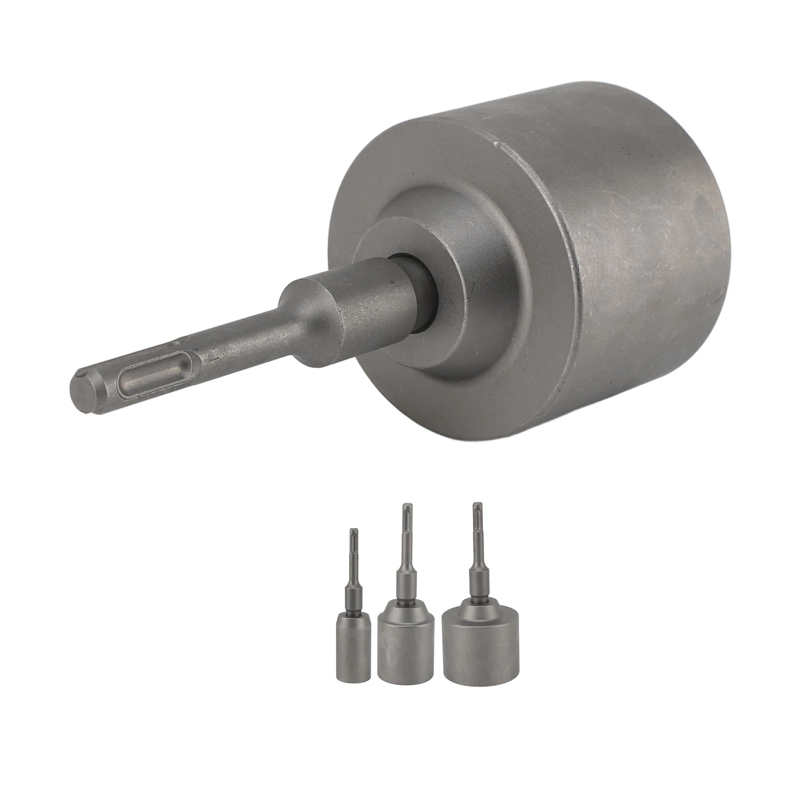 SDS-PLUS Forged Steel Grounding Rod Driver Heavy Duty T Post Ground Rod Driver for Hammer Drill