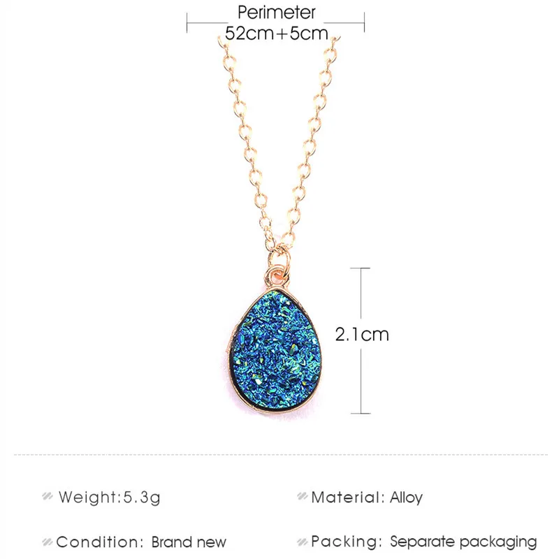 Fashion Women Drop Pendant Necklace Elegant Statement Necklace Vintage Jewelry Accessories Birthday Day Holiday Gifts For Ladies