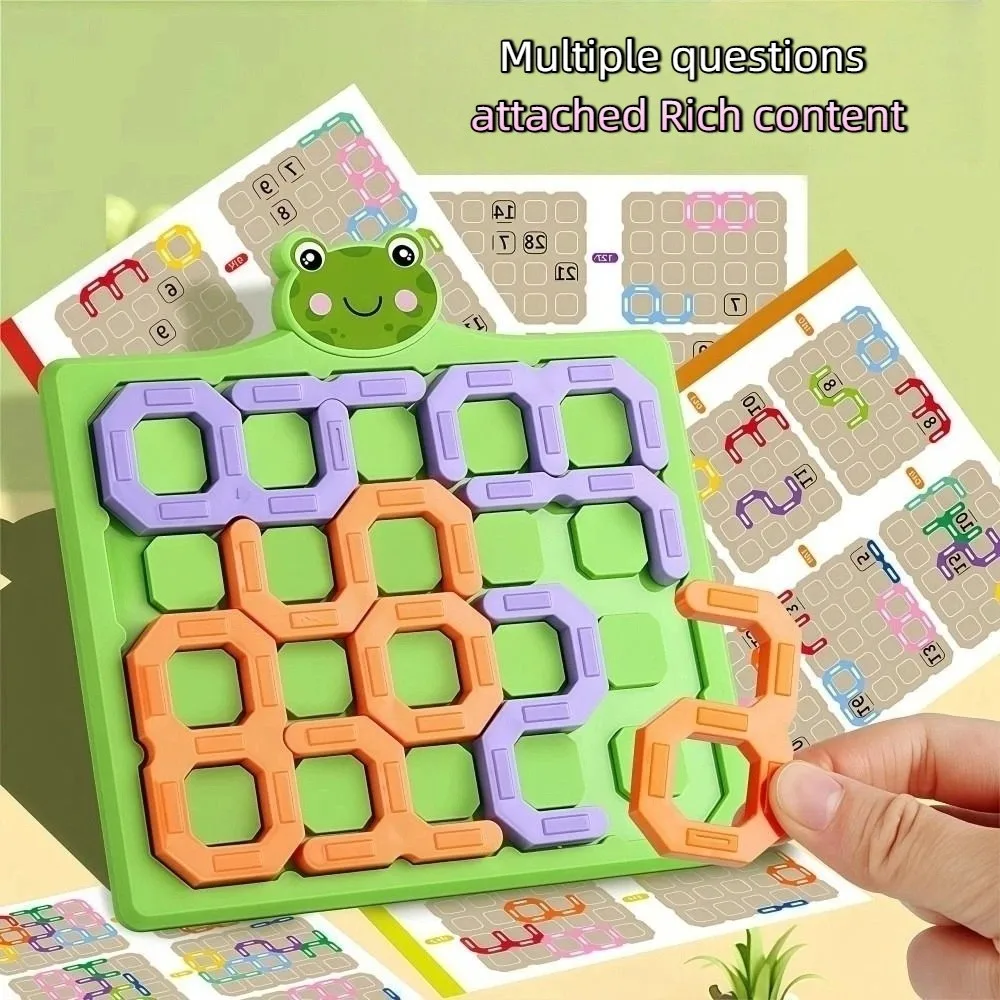 Puzzle digitale dei cartoni animati Allenamento del cervello Gioco di numeri Labirinto Puzzle Board Blocco di abbinamento di forme per l'educazione precoce multifunzionale