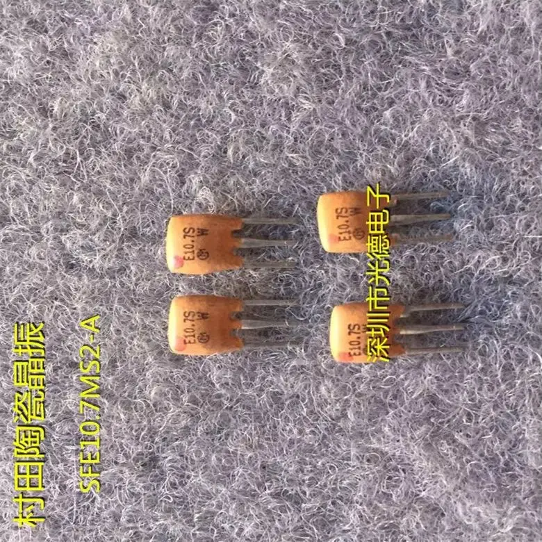 100PCS/ ceramic filter SFELA10M7GA00-BO SFE10.7MS2-A 10.7M DIP-3P flat feet