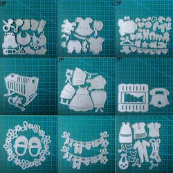 Produkty dla dzieci odzież metalowe matryce do wycinania Scrapbooking dekoracja papier rzemiosło nóż forma ostrze dziurkacz szablon wytłaczanie